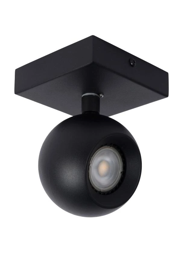 Lucide FAVORI - Ceiling spotlight - 1xGU10 - Black - off